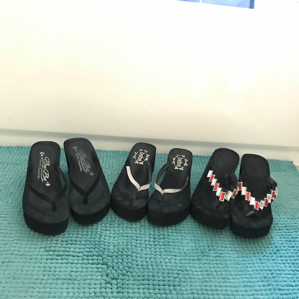 Bundle 3 pairs of wedges